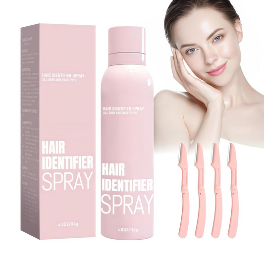 Hair Identifier Spray + Dermaplaner Bundle