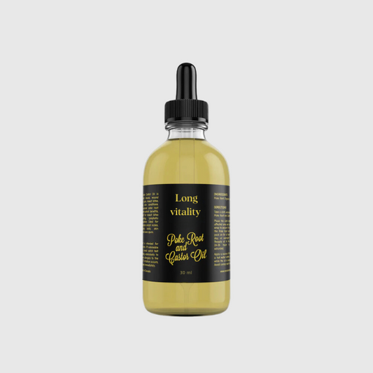 Long vitality Poke Root and Castor Oil